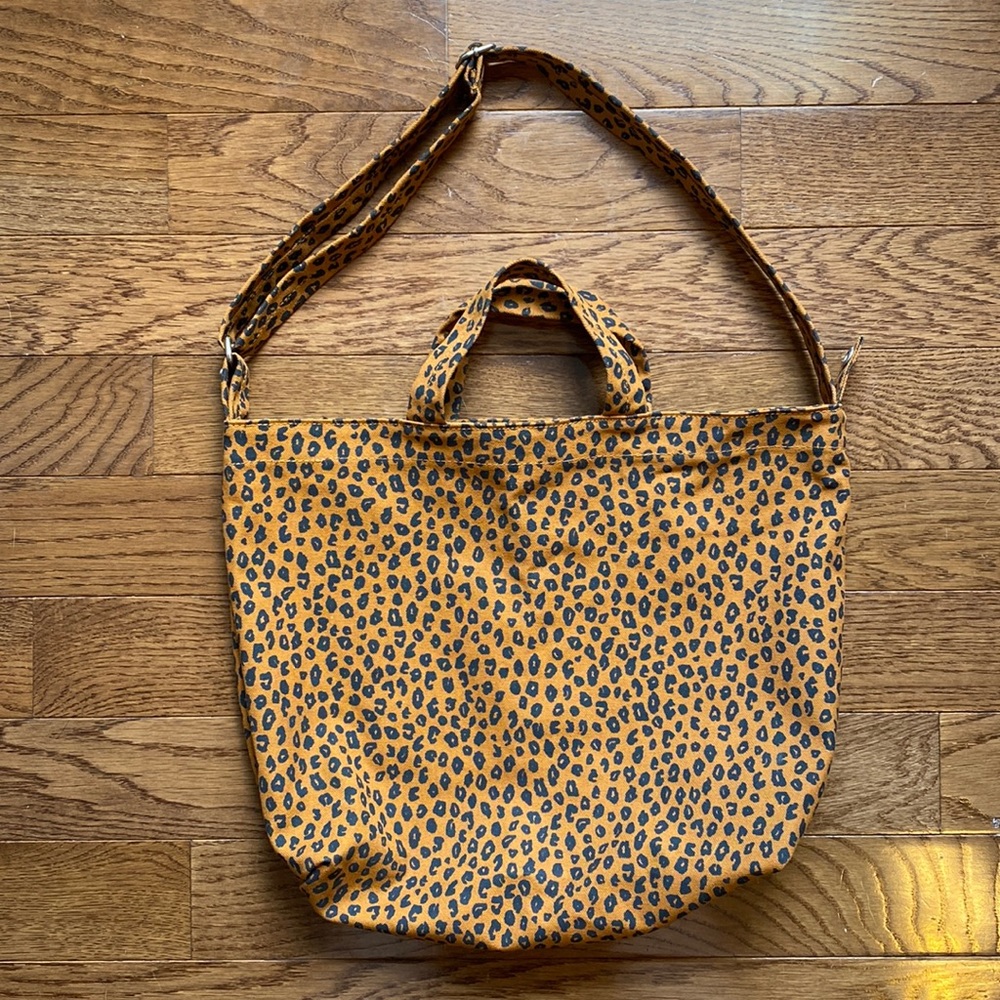 Leopard Baggu Horizontal Duck Bag Tote